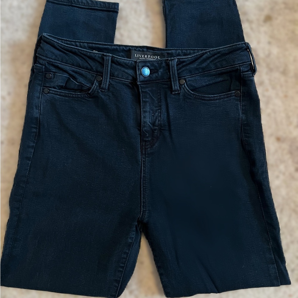 Liverpool Jeans Company Women's Dark Denim Skinny Jeans